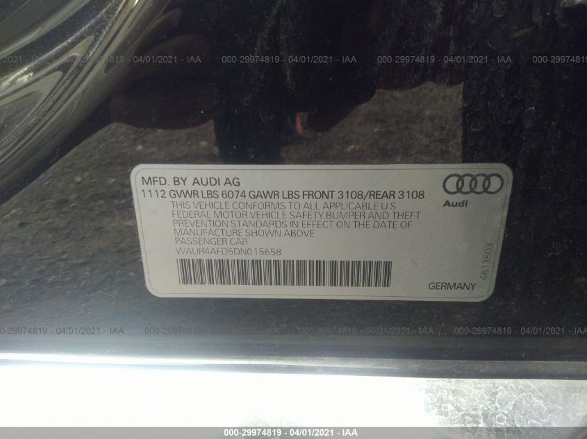 Audi a8 vin