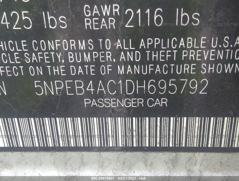 5NPEB4AC1DH695792