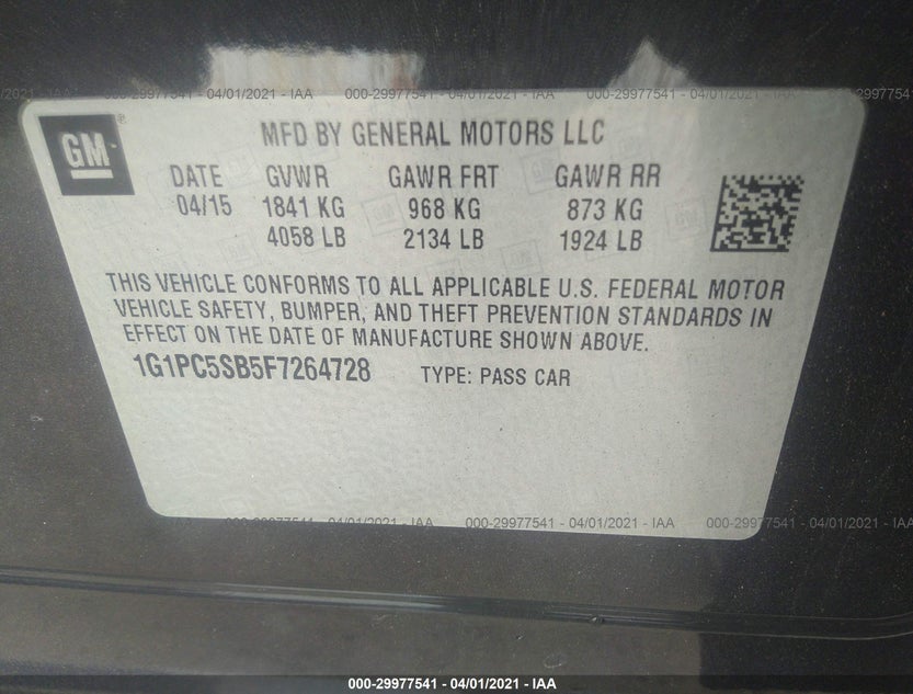 1G1PC5SB5F7264728