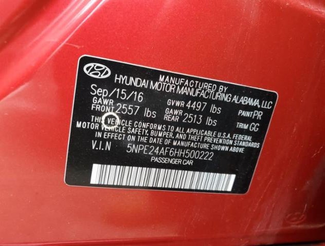 5NPE24AF6HH500222