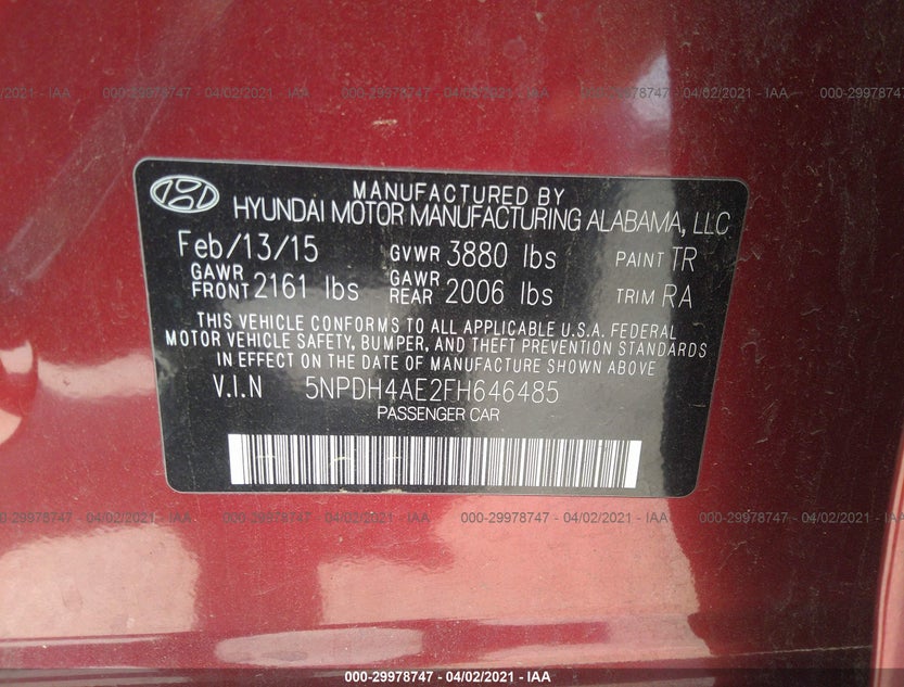 5NPDH4AE2FH646485