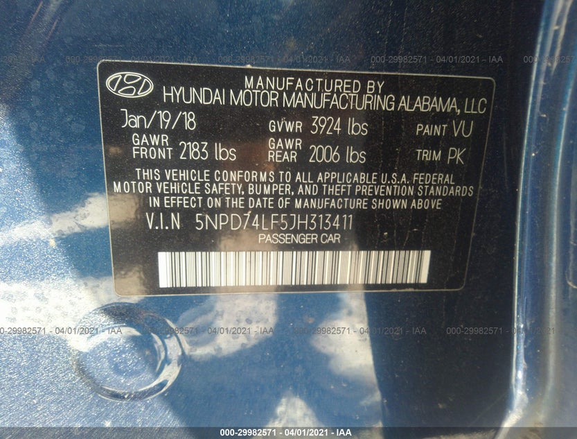 5NPD74LF5JH313411