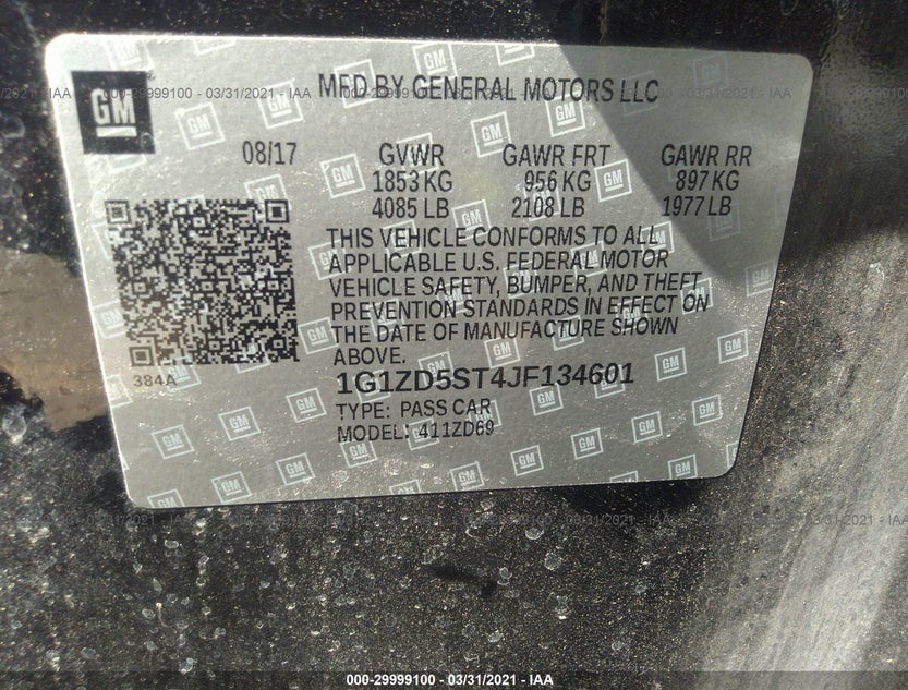 1G1ZD5ST4JF134601
