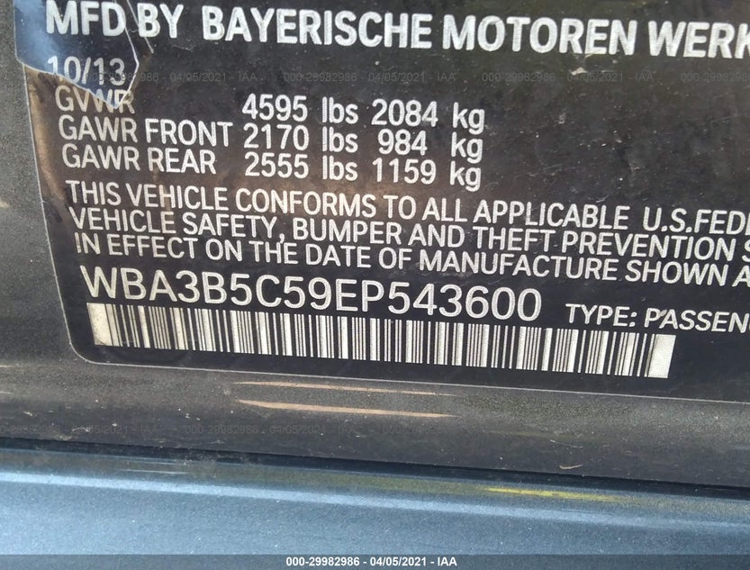 WBA3B5C59EP543600