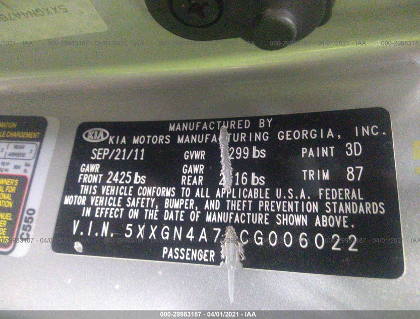 5XXGN4A78CG006022