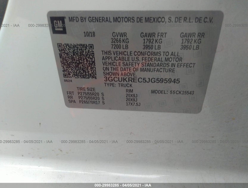3GCUKREC5JG595945