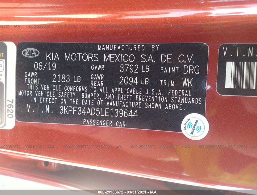 3KPF34AD5LE139644