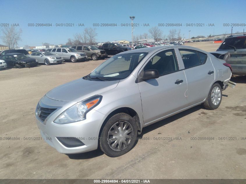 2015 Nissan Versa 1.6 S VIN: 3N1CN7AP5FL820334 Lot: 29984694