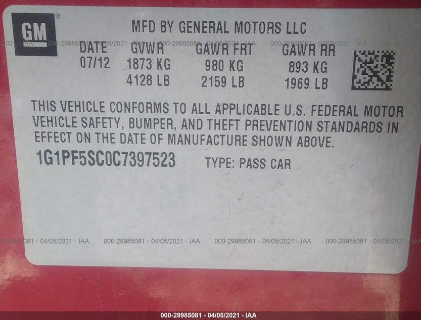 1G1PF5SC0C7397523