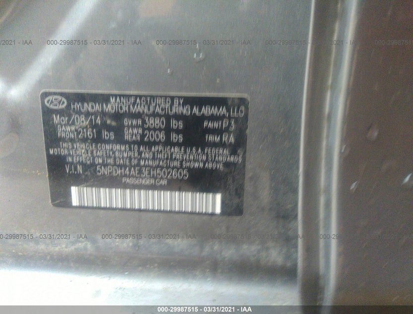 5NPDH4AE3EH502605