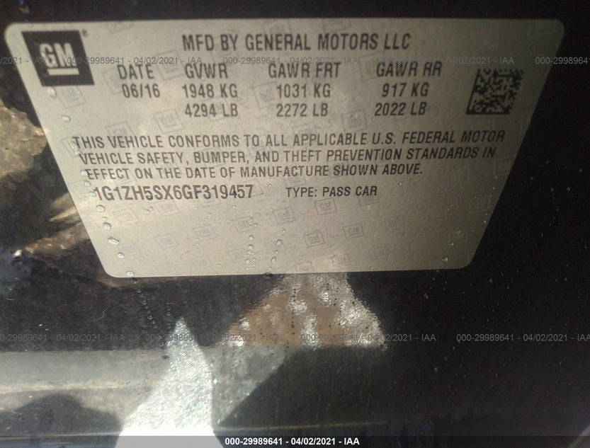 1G1ZH5SX6GF319457
