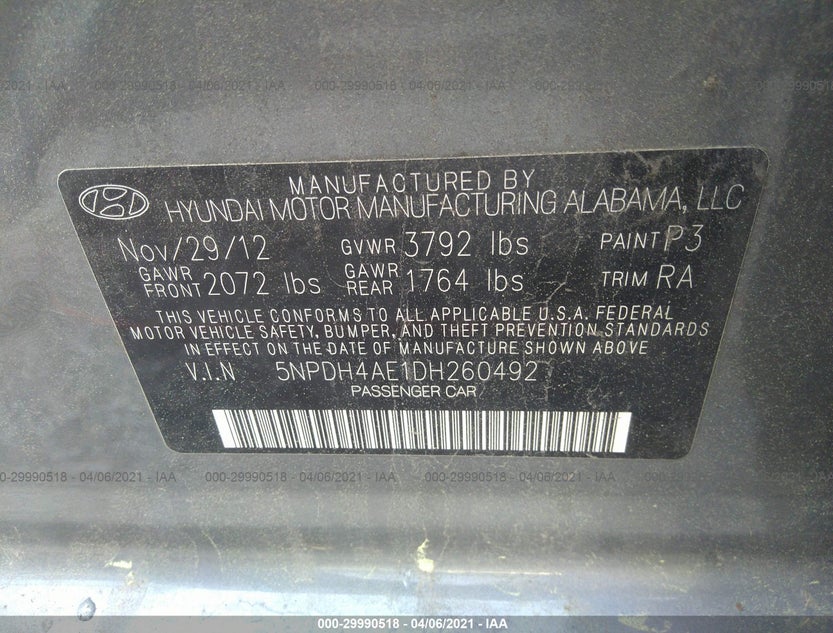 5NPDH4AE1DH260492