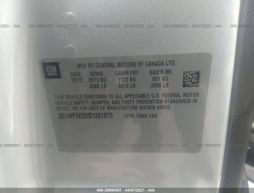 2G1WF5E3XD1201870