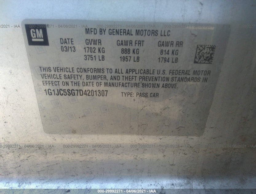 1G1JC5SG7D4201307
