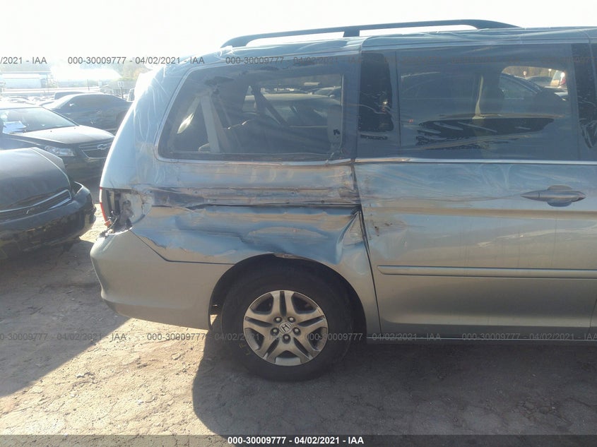 2007 Honda Odyssey Ex-L VIN: 5FNRL38797B083506 Lot: 30009777