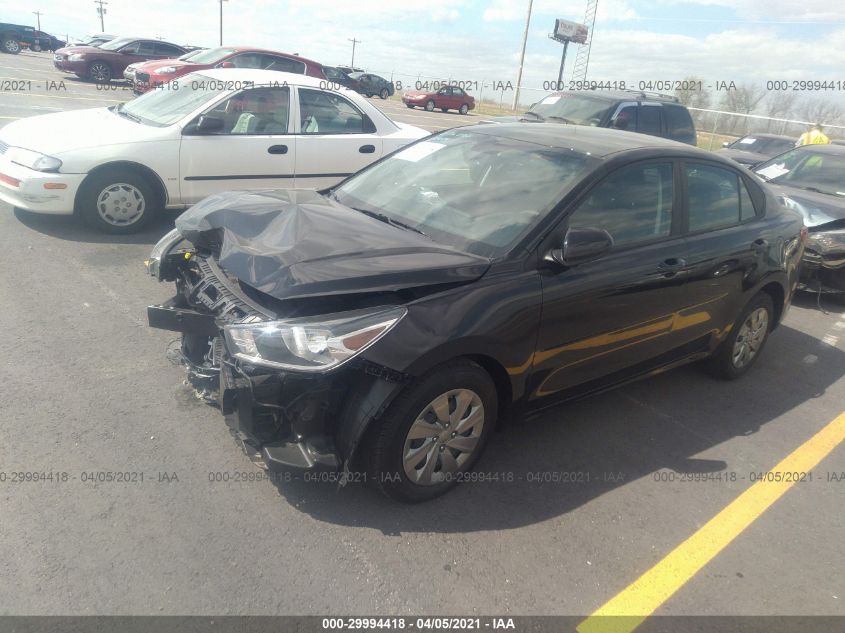 2020 Kia Rio Lx VIN: 3KPA24AD1LE343533 Lot: 29994418