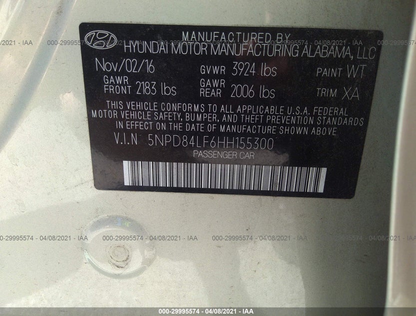 5NPD84LF6HH155300
