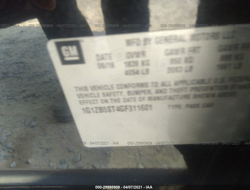 1G1ZB5ST4GF311601