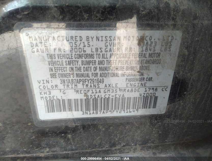 3N1AB7AP9FY291649