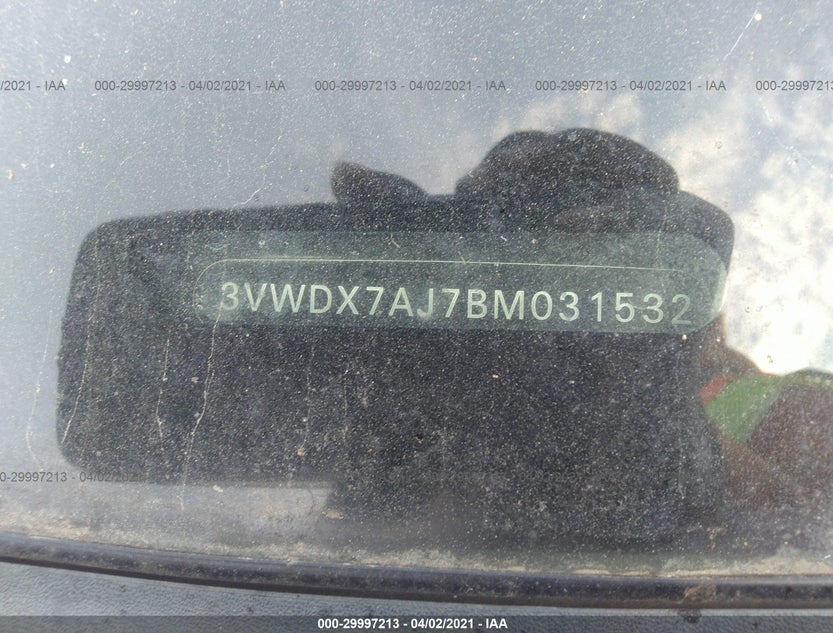 3VWDX7AJ7BM031532