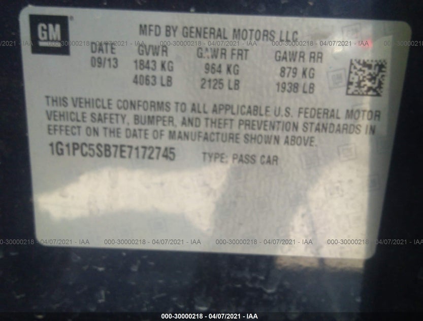 1G1PC5SB7E7172745