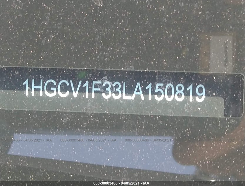 1HGCV1F33LA150819