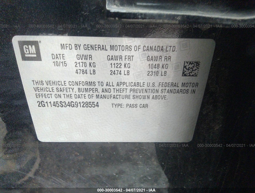 2G1145S34G9128554