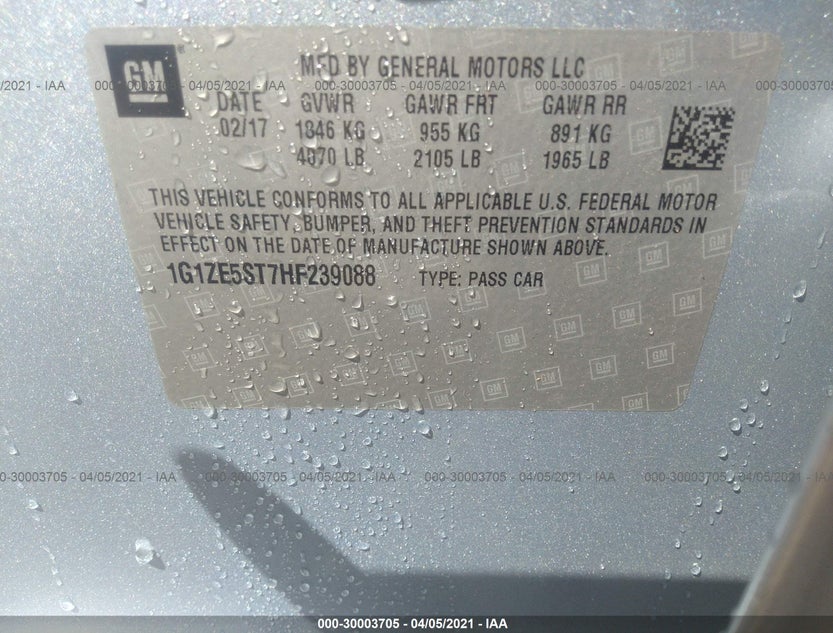 1G1ZE5ST7HF239088