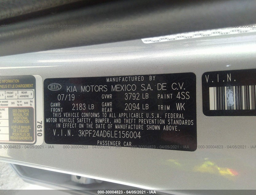 3KPF24AD6LE156004
