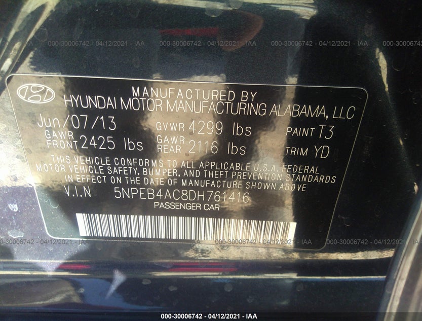 5NPEB4AC8DH761416