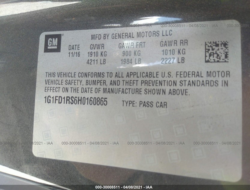 1G1FD1RS6H0160865