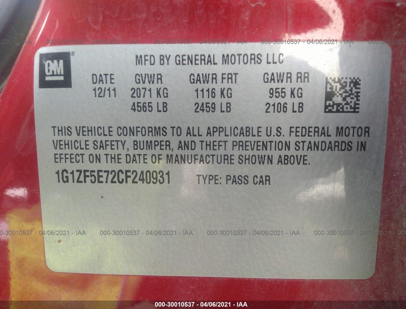 1G1ZF5E72CF240931