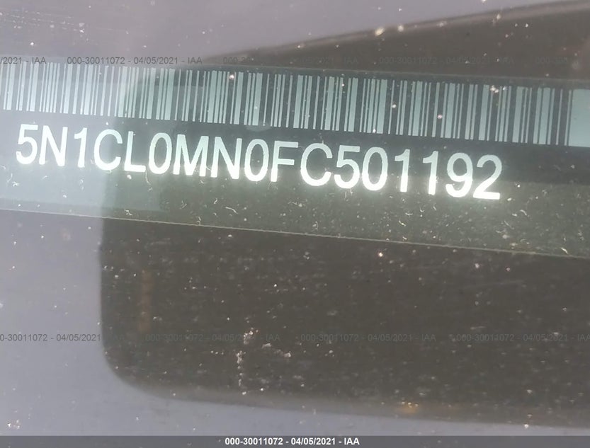 5N1CL0MN0FC501192