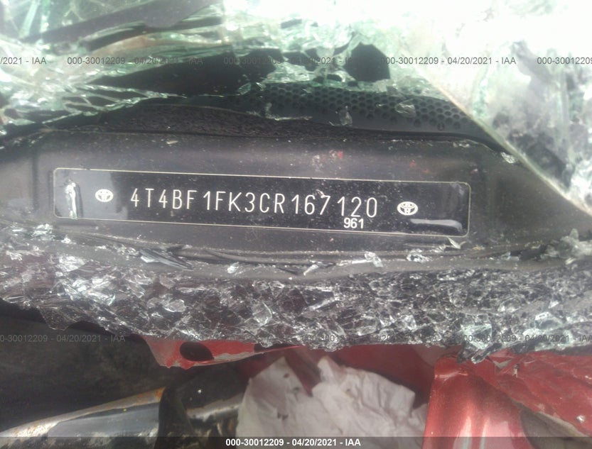 4T4BF1FK3CR167120