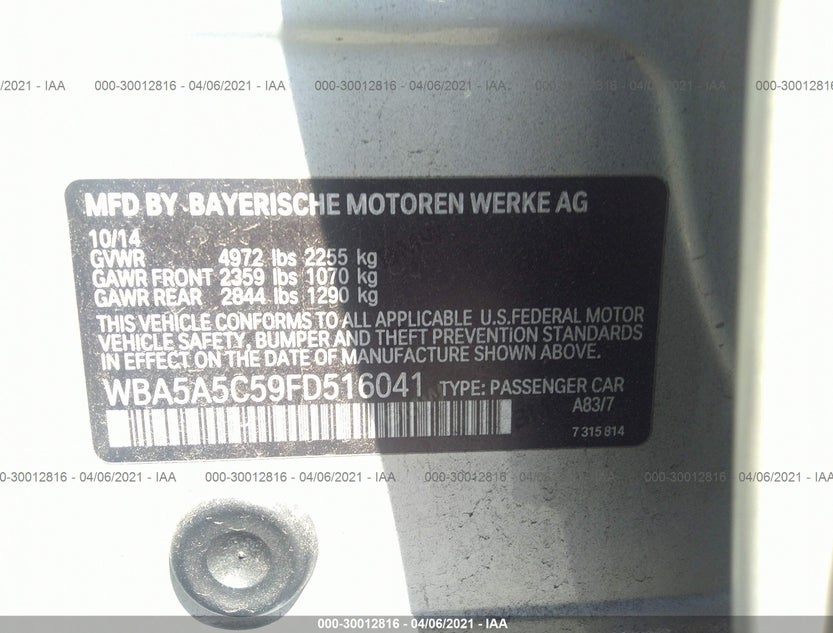 WBA5A5C59FD516041