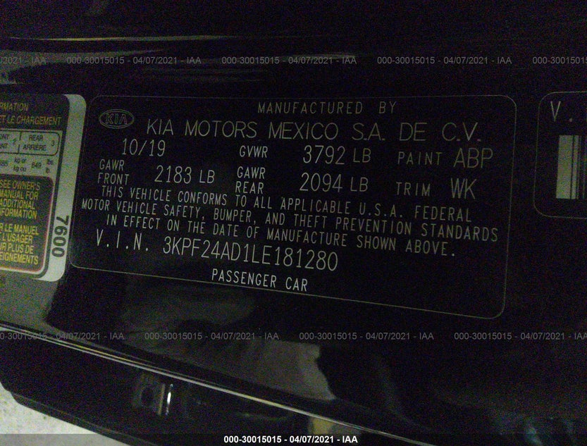 3KPF24AD1LE181280