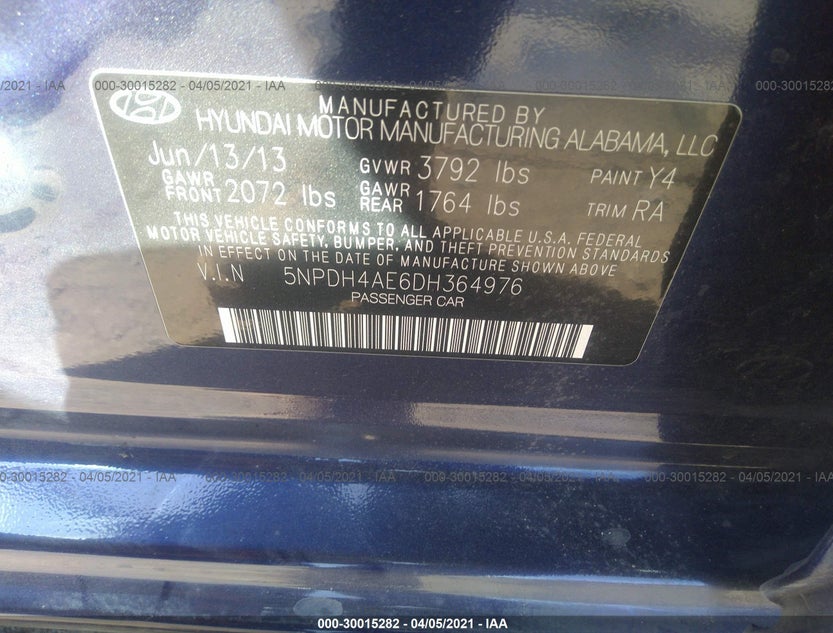 5NPDH4AE6DH364976