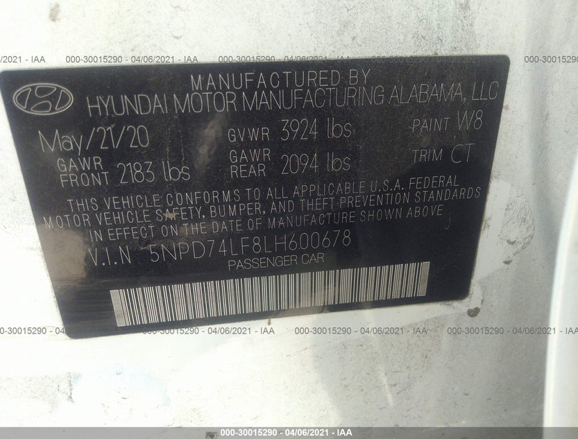 5NPD74LF8LH600678