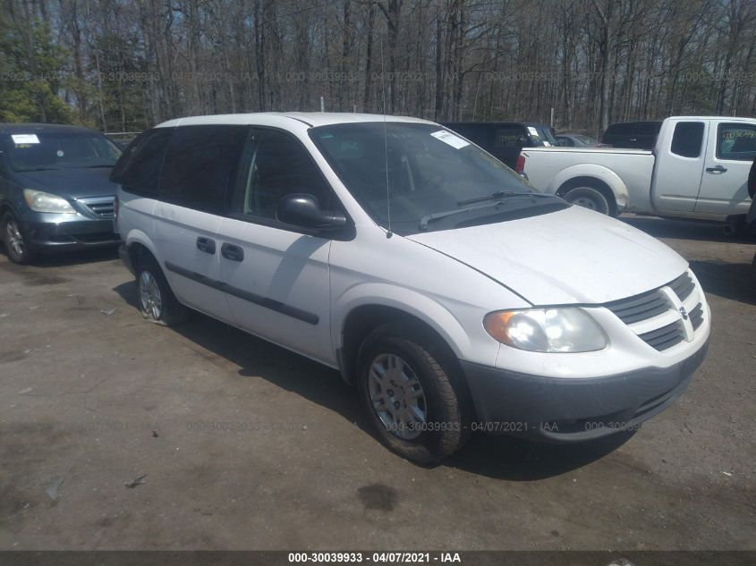 2006 Dodge Caravan Se VIN: 1D4GP25E26B604286 Lot: 30039933