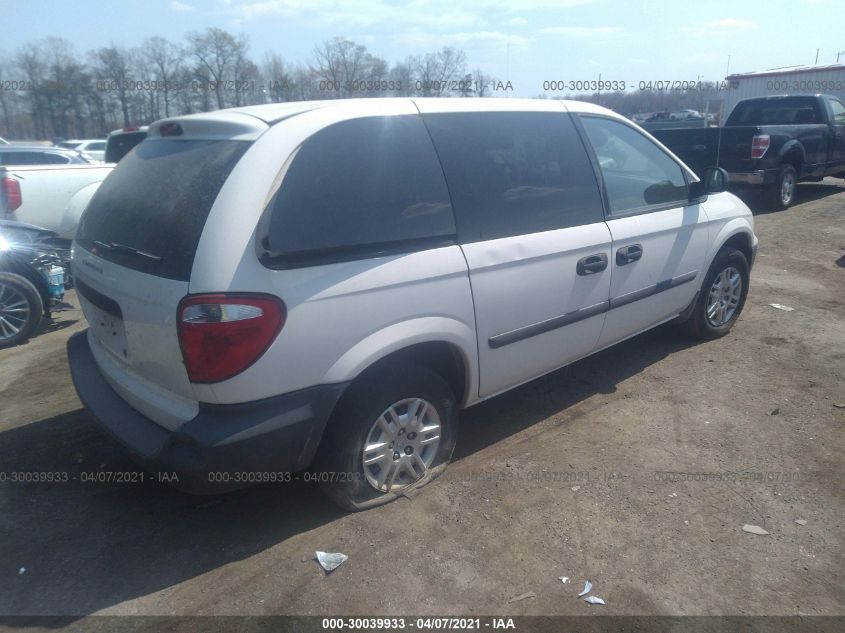 2006 Dodge Caravan Se VIN: 1D4GP25E26B604286 Lot: 30039933