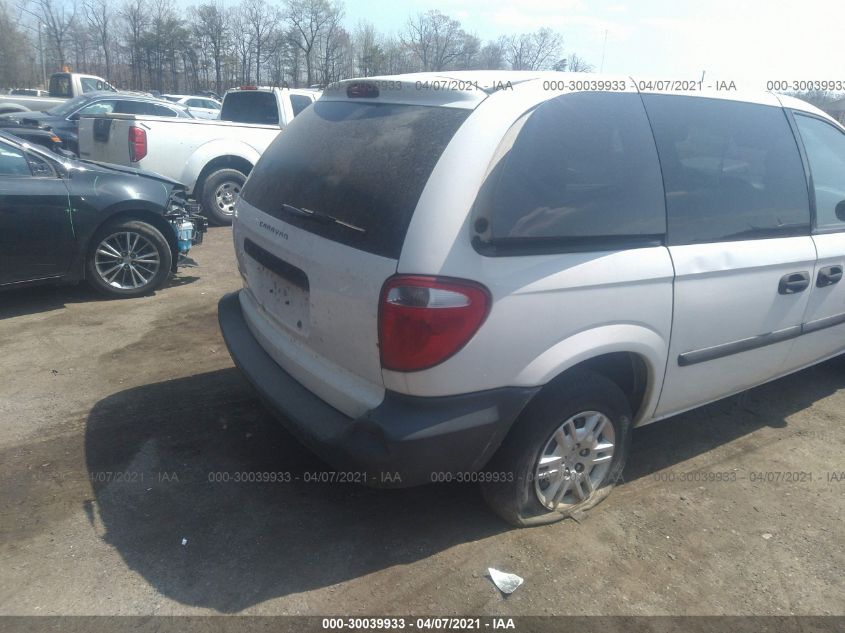 2006 Dodge Caravan Se VIN: 1D4GP25E26B604286 Lot: 30039933