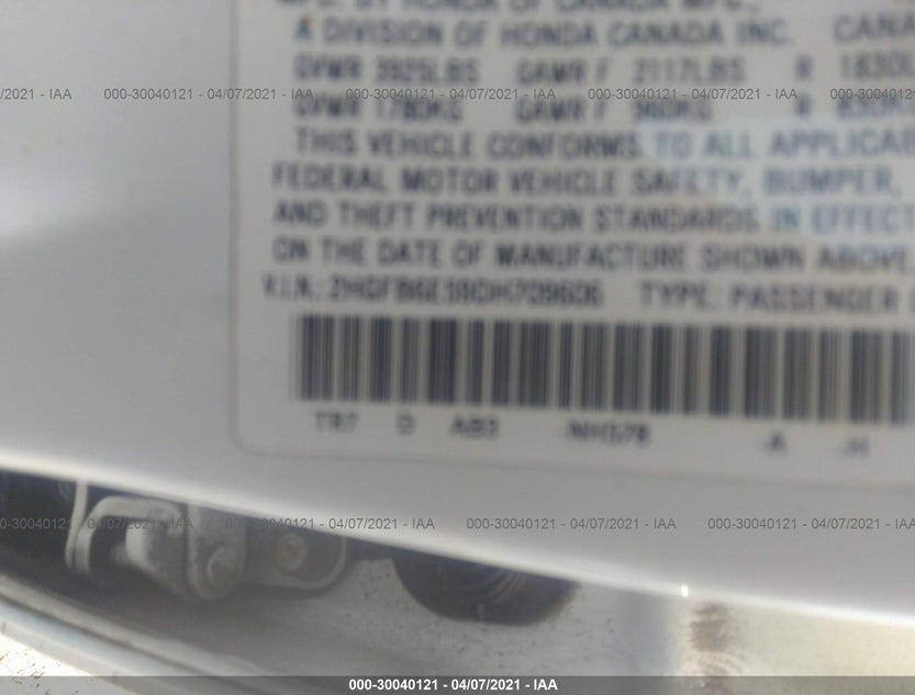2HGFB6E59DH709606