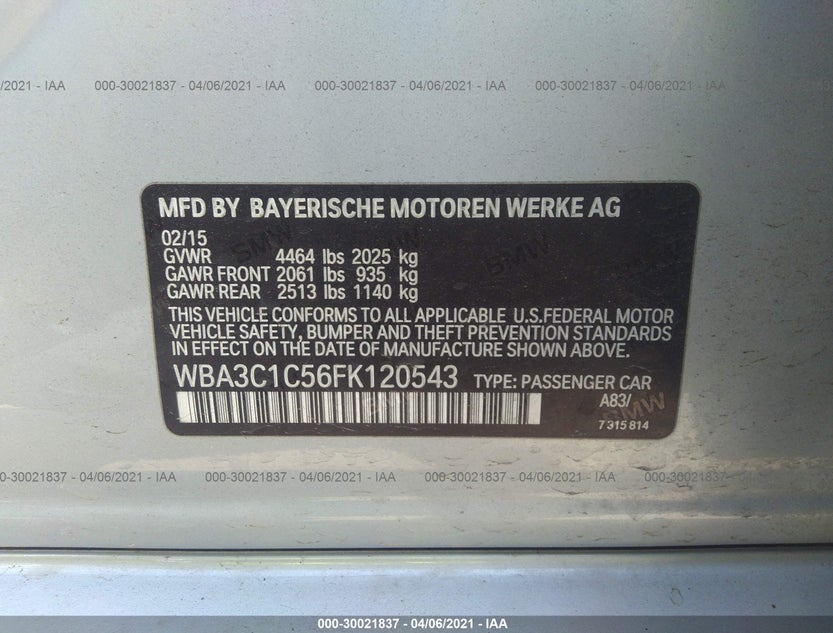 WBA3C1C56FK120543