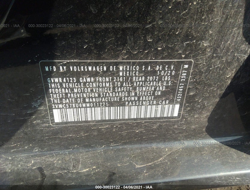 3VWC57BU6MM011771