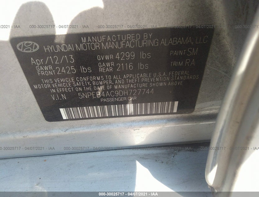 5NPEB4AC9DH727744
