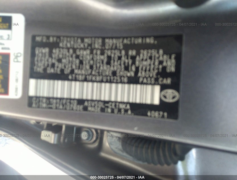 4T1BF1FK8FU112516