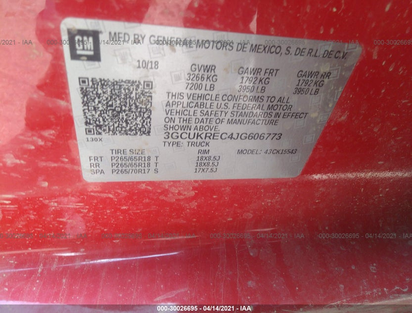 3GCUKREC4JG606773