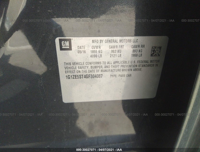 1G1ZE5ST4GF304087