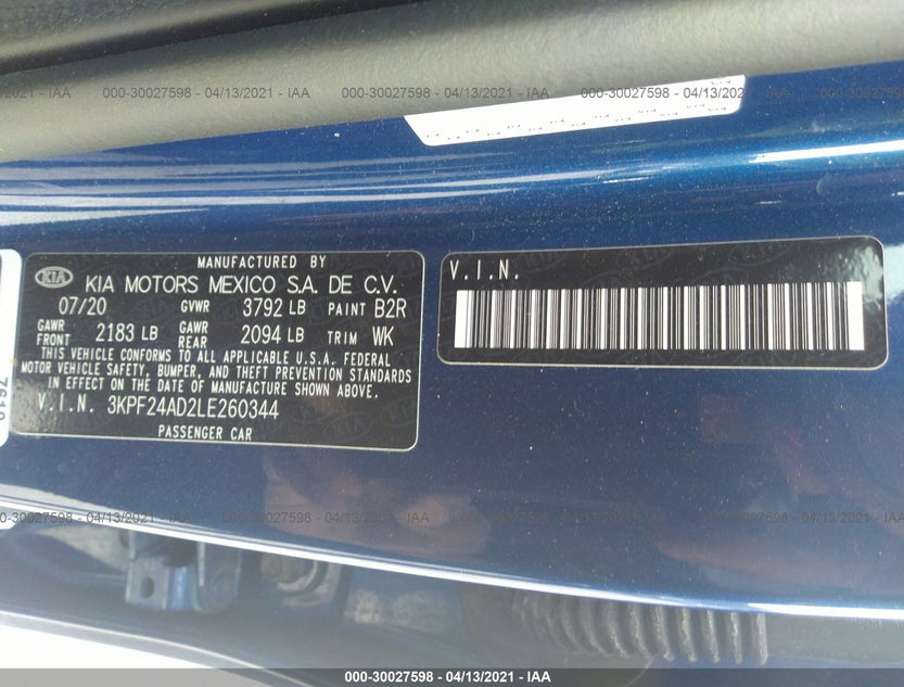 3KPF24AD2LE260344