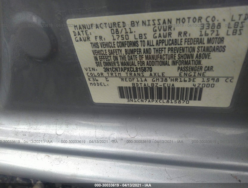 3N1CN7APXCL815870